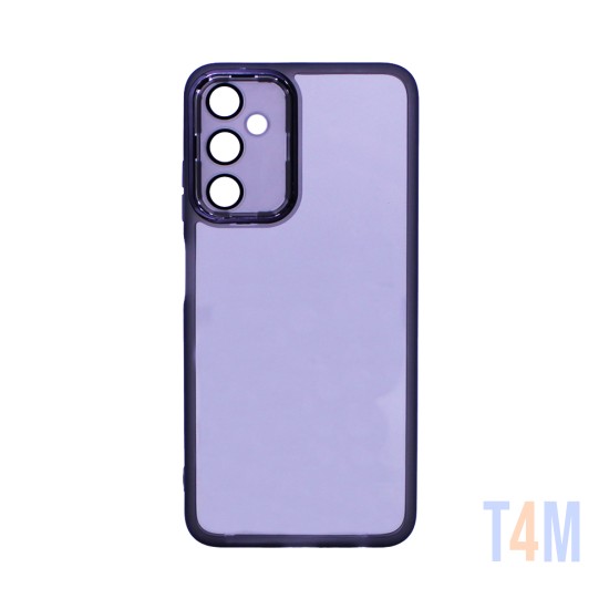 Funda de Silicona Transparente con Marco de Cámara para Samsung Galaxy A15 4G/5G Negro